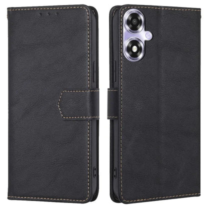 For Oppo A2x 5G / A2m 5G Case Scratch-proof RFID Blocking Wallet Stand Phone Protector