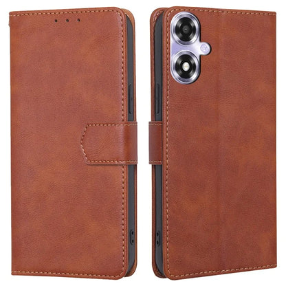 For Oppo A2x 5G / A2m 5G Case Scratch-proof RFID Blocking Wallet Stand Phone Protector