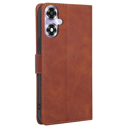 For Oppo A2x 5G / A2m 5G Case Scratch-proof RFID Blocking Wallet Stand Phone Protector