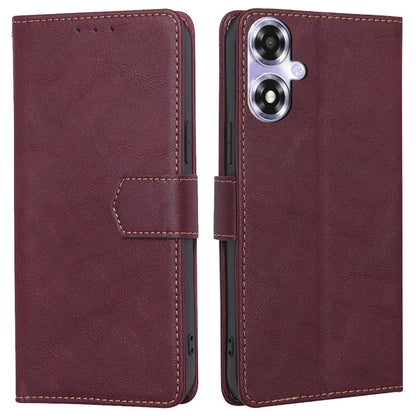 For Oppo A2x 5G / A2m 5G Case Scratch-proof RFID Blocking Wallet Stand Phone Protector