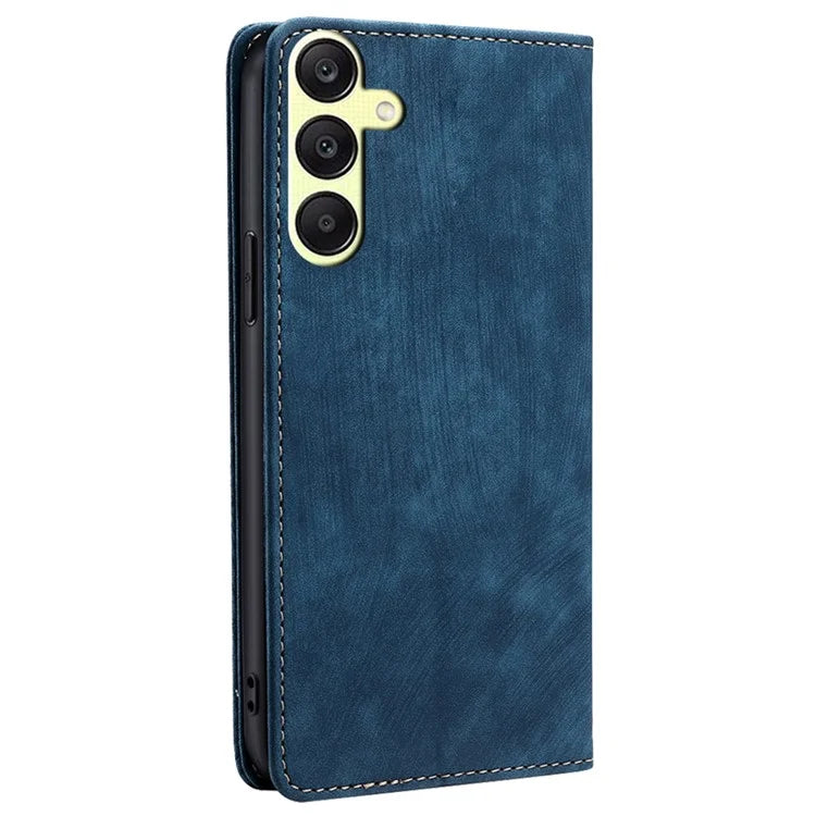 For Samsung Galaxy A25 5G (Global) (161.0 x 76.5 x 8.3mm) Case RFID Blocking PU Leather+TPU Wallet Phone Cover