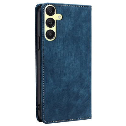 For Samsung Galaxy A25 5G (Global) (161.0 x 76.5 x 8.3mm) Case RFID Blocking PU Leather+TPU Wallet Phone Cover
