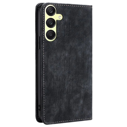 For Samsung Galaxy A25 5G (Global) (161.0 x 76.5 x 8.3mm) Case RFID Blocking PU Leather+TPU Wallet Phone Cover