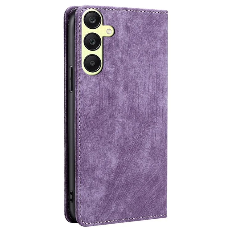 For Samsung Galaxy A25 5G (Global) (161.0 x 76.5 x 8.3mm) Case RFID Blocking PU Leather+TPU Wallet Phone Cover