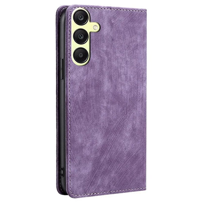 For Samsung Galaxy A25 5G (Global) (161.0 x 76.5 x 8.3mm) Case RFID Blocking PU Leather+TPU Wallet Phone Cover