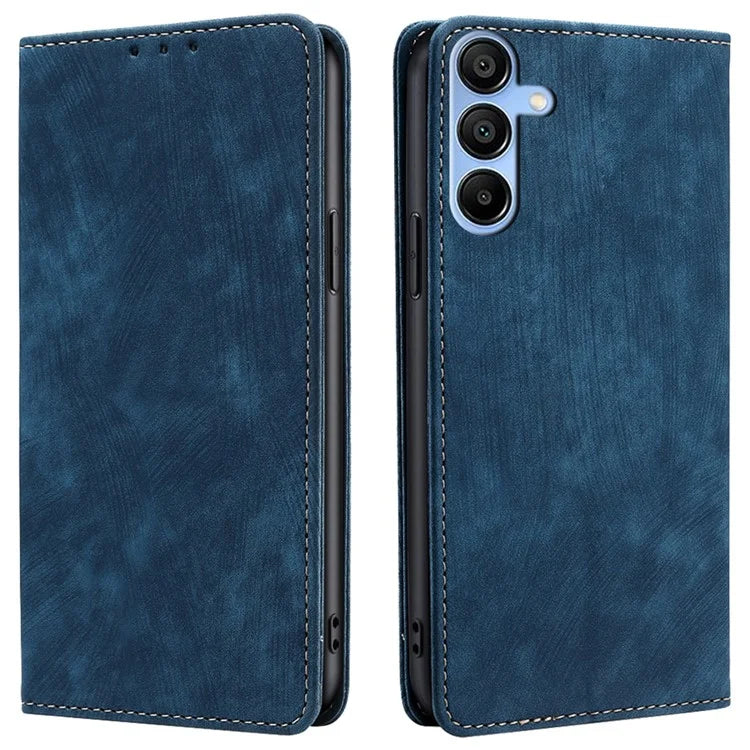 For Samsung Galaxy A15 4G / A15 5G Leather Case RFID Blocking Stand Mobile Phone Cover