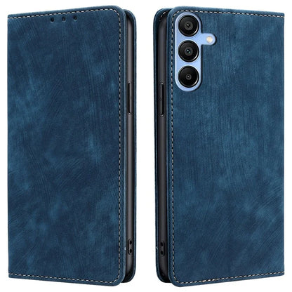 For Samsung Galaxy A15 4G / A15 5G Leather Case RFID Blocking Stand Mobile Phone Cover