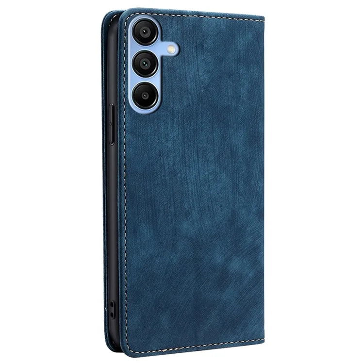 For Samsung Galaxy A15 4G / A15 5G Leather Case RFID Blocking Stand Mobile Phone Cover