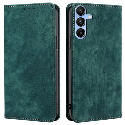 For Samsung Galaxy A15 4G / A15 5G Leather Case RFID Blocking Stand Mobile Phone Cover