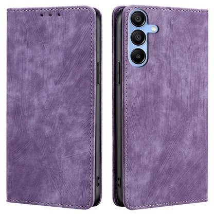 For Samsung Galaxy A15 4G / A15 5G Leather Case RFID Blocking Stand Mobile Phone Cover