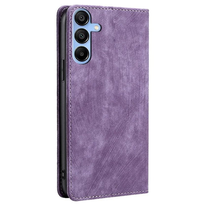 For Samsung Galaxy A15 4G / A15 5G Leather Case RFID Blocking Stand Mobile Phone Cover