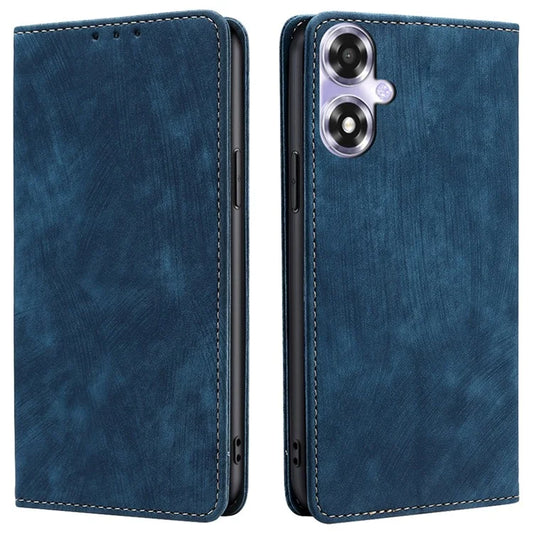 Phone Case for Oppo A2x 5G / A2m 5G Shell PU Leather RFID Blocking Card Holder Cover