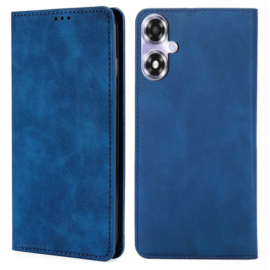 For Oppo A2x 5G / A2m 5G Card Slots Phone Case PU Leather Stand Mobile Phone Cover