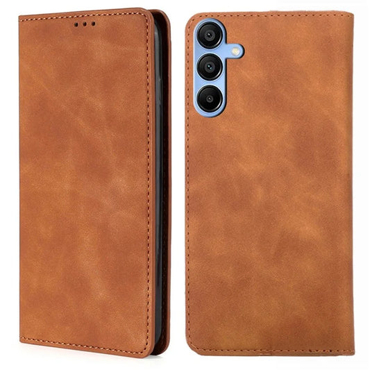 For Samsung Galaxy A15 5G / 4G Case PU Leather Stand Mobile Phone Cover with Card Slots