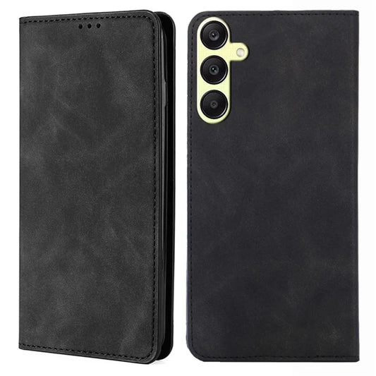 For Samsung Galaxy A25 5G (Global) (161.0 x 76.5 x 8.3mm) Cell Phone Case Card Holder Leather Stand Cover