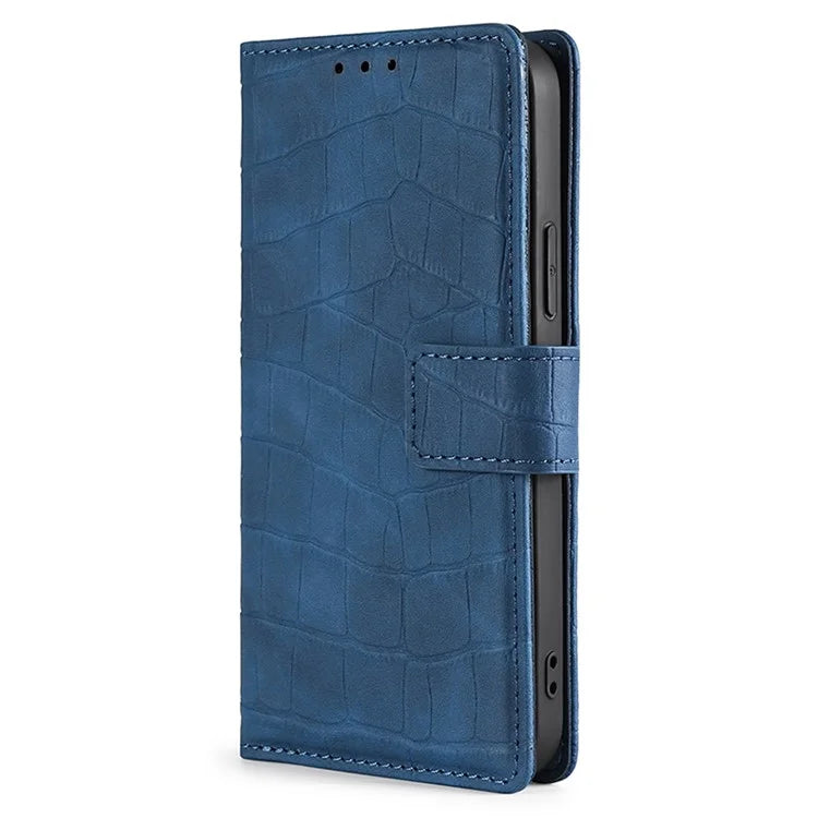 Crocodile Texture Shell for Samsung Galaxy A15 4G / 5G Phone Case Wallet PU Leather Phone Stand Cover