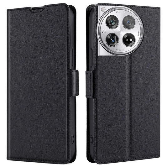 PU Leather Phone Case for OnePlus 12 5G Card Slots Cell Phone Cover Drop Protection Shell