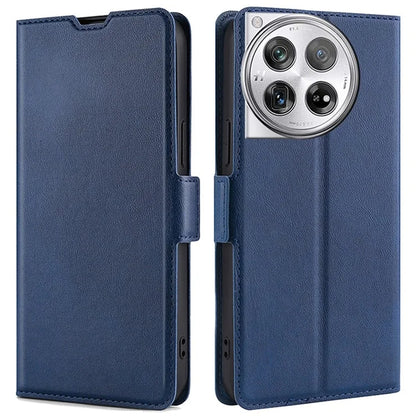 PU Leather Phone Case for OnePlus 12 5G Card Slots Cell Phone Cover Drop Protection Shell