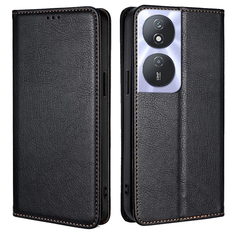 Solid Color Case for Honor Play 50 Plus 5G / Play 8T 5G / X7b 4G Cover Folio Flip PU Leather Phone Protector