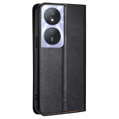 Solid Color Case for Honor Play 50 Plus 5G / Play 8T 5G / X7b 4G Cover Folio Flip PU Leather Phone Protector