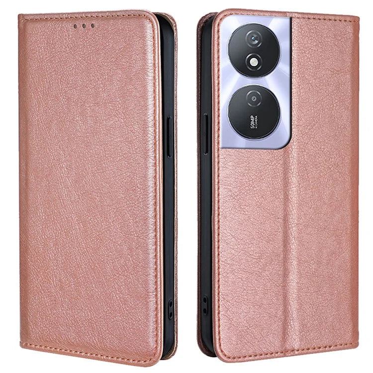 Solid Color Case for Honor Play 50 Plus 5G / Play 8T 5G / X7b 4G Cover Folio Flip PU Leather Phone Protector
