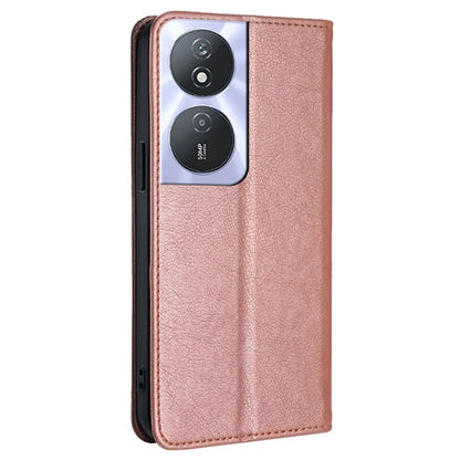 Solid Color Case for Honor Play 50 Plus 5G / Play 8T 5G / X7b 4G Cover Folio Flip PU Leather Phone Protector