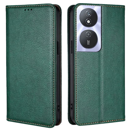 Solid Color Case for Honor Play 50 Plus 5G / Play 8T 5G / X7b 4G Cover Folio Flip PU Leather Phone Protector