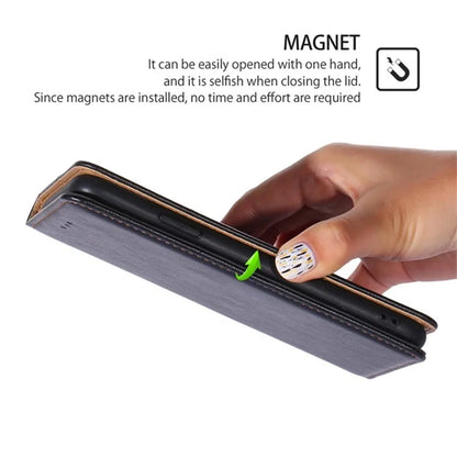 For Samsung Galaxy A15 4G / A15 5G Case Solid Color PU Leather Magnetic Closing Phone Guard Cover
