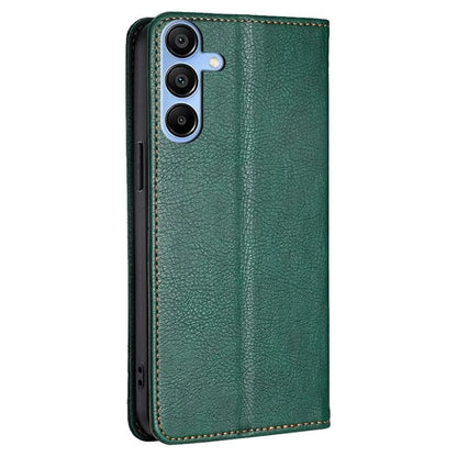 For Samsung Galaxy A15 4G / A15 5G Case Solid Color PU Leather Magnetic Closing Phone Guard Cover
