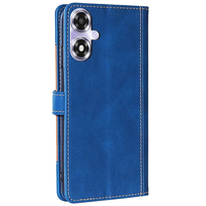 For Oppo A2x 5G / A2m 5G Leather Case Stand Wallet Cover Straw Hat Pattern