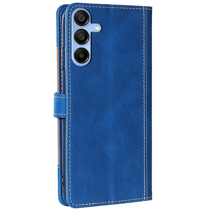 For Samsung Galaxy A15 4G / A15 5G Cover Straw Hat Design PU Leather Stand Wallet Cell Phone Case