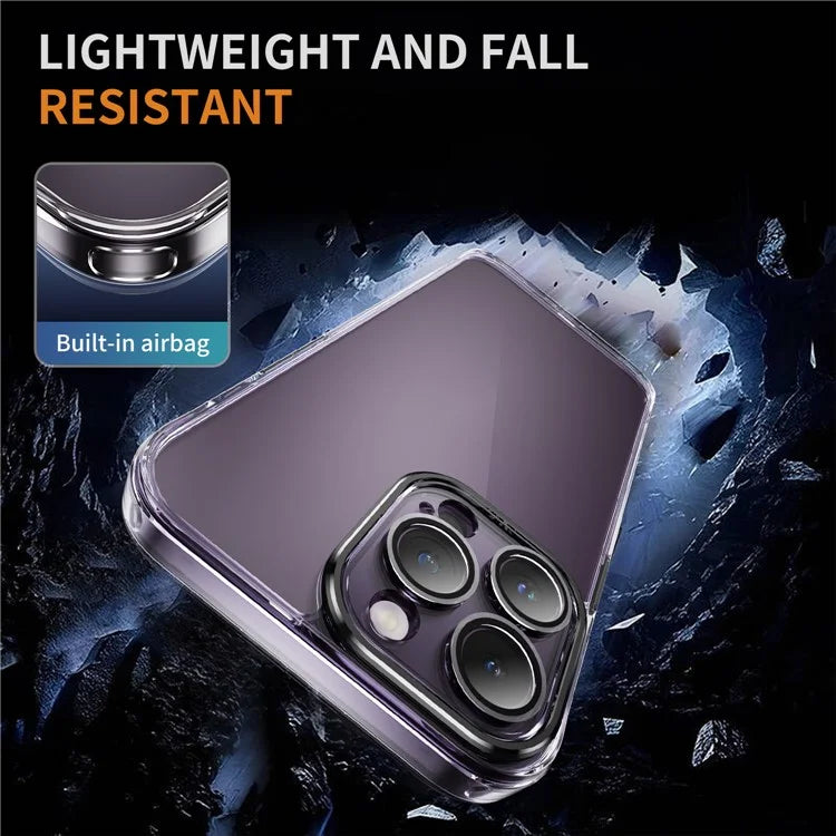 YSM For iPhone 13 Pro 6.1 inch Case Acrylic+TPU Drop-proof Precise Lens Cutout Protective Shell