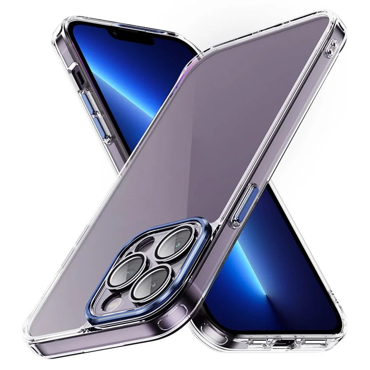 YSM For iPhone 13 Pro 6.1 inch Case Acrylic+TPU Drop-proof Precise Lens Cutout Protective Shell