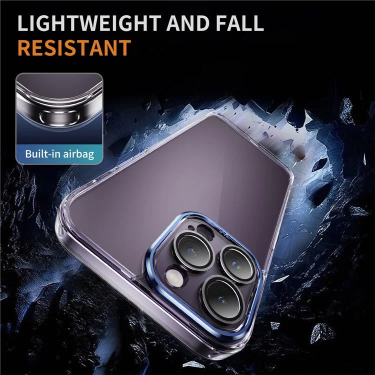 YSM For iPhone 13 Pro 6.1 inch Case Acrylic+TPU Drop-proof Precise Lens Cutout Protective Shell