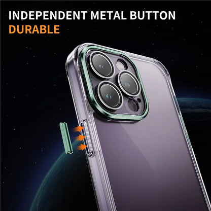 YSM For iPhone 13 Pro 6.1 inch Case Acrylic+TPU Drop-proof Precise Lens Cutout Protective Shell