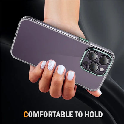 YSM For iPhone 13 Pro 6.1 inch Case Acrylic+TPU Drop-proof Precise Lens Cutout Protective Shell