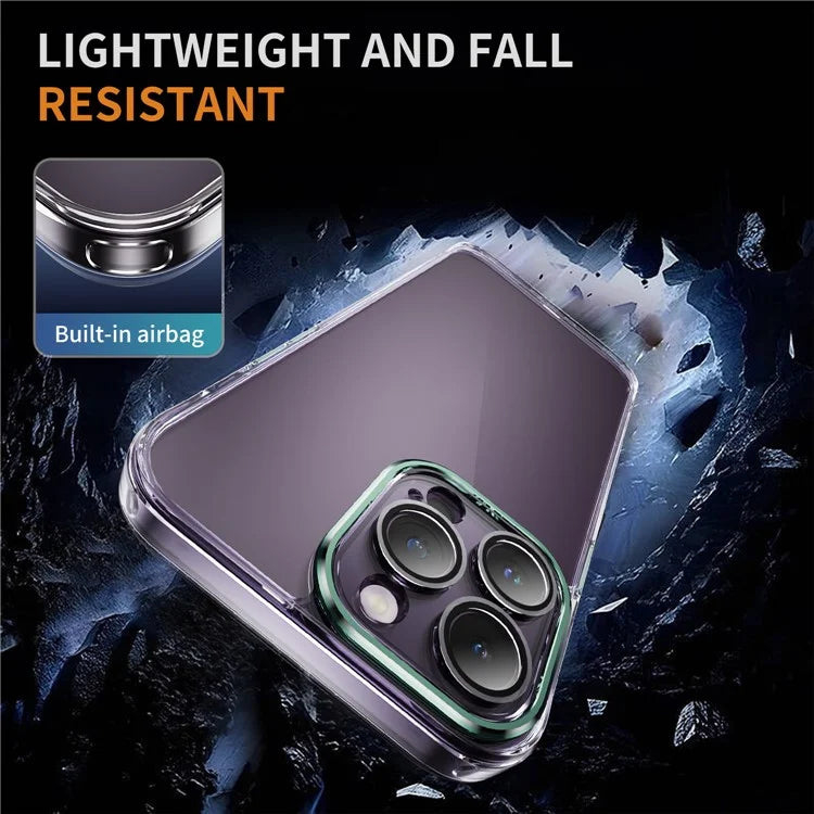 YSM For iPhone 13 Pro 6.1 inch Case Acrylic+TPU Drop-proof Precise Lens Cutout Protective Shell