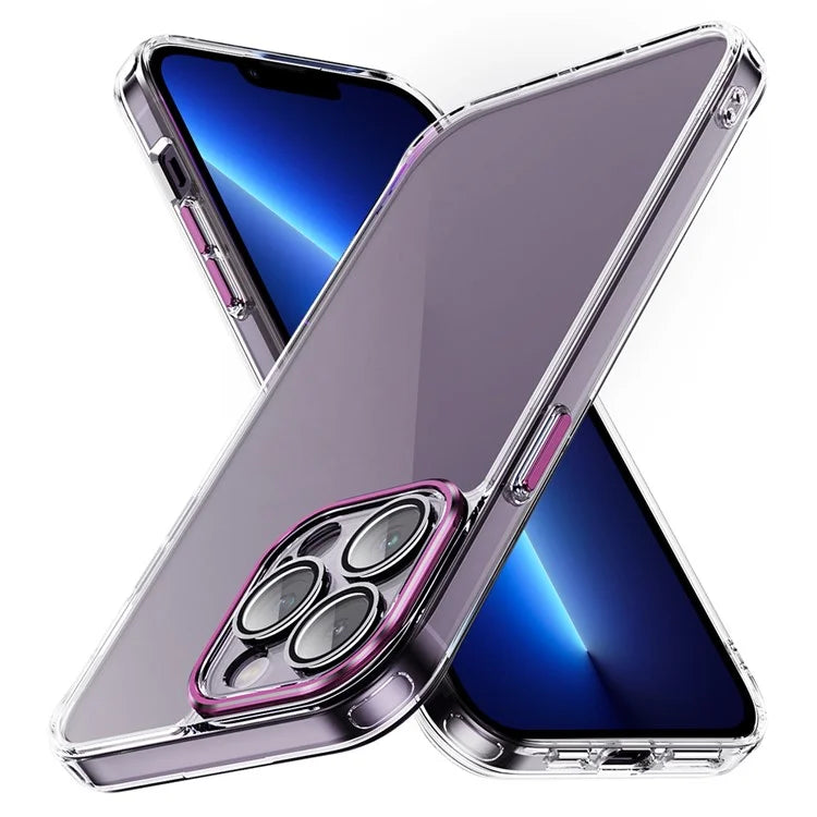 YSM For iPhone 13 Pro 6.1 inch Case Acrylic+TPU Drop-proof Precise Lens Cutout Protective Shell