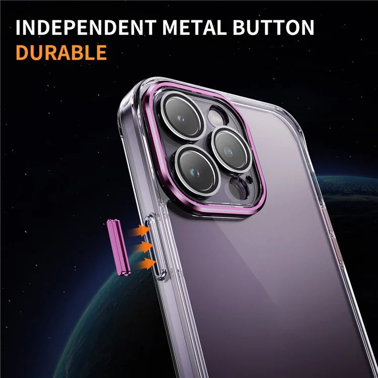 YSM For iPhone 13 Pro 6.1 inch Case Acrylic+TPU Drop-proof Precise Lens Cutout Protective Shell