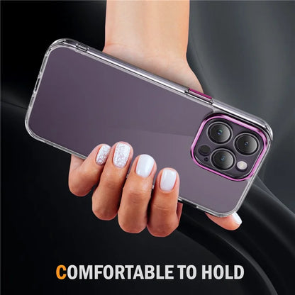 YSM For iPhone 13 Pro 6.1 inch Case Acrylic+TPU Drop-proof Precise Lens Cutout Protective Shell