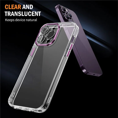 YSM For iPhone 13 Pro 6.1 inch Case Acrylic+TPU Drop-proof Precise Lens Cutout Protective Shell
