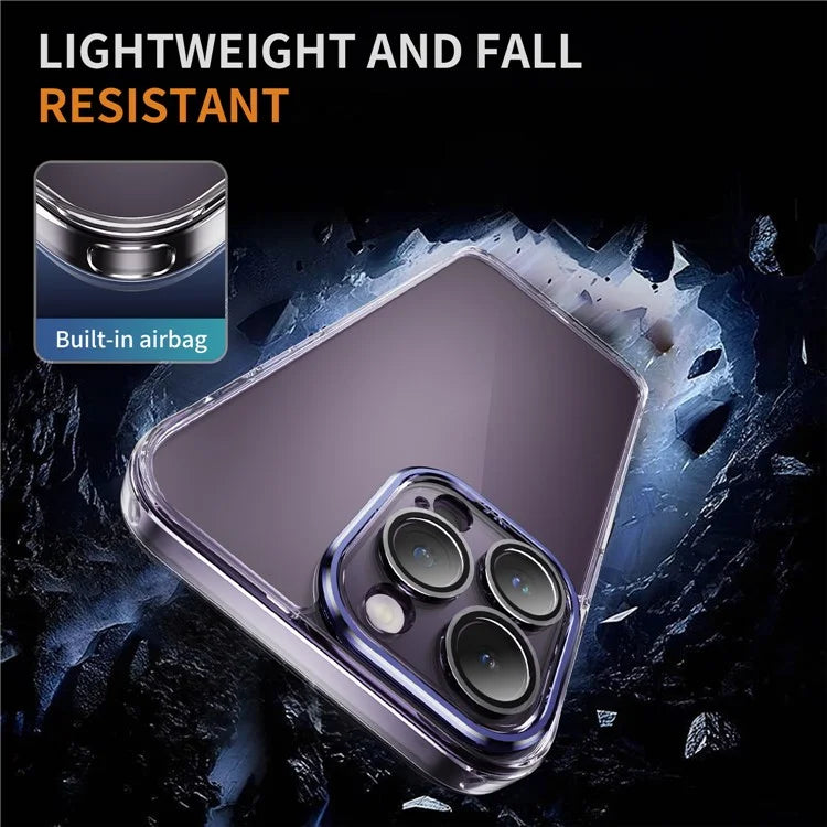 YSM For iPhone 13 Pro 6.1 inch Case Acrylic+TPU Drop-proof Precise Lens Cutout Protective Shell