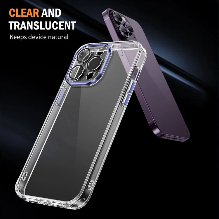 YSM For iPhone 13 Pro 6.1 inch Case Acrylic+TPU Drop-proof Precise Lens Cutout Protective Shell