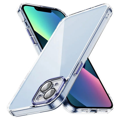 YSM For iPhone 13 Cases Acrylic+TPU+Metal Precise Lens Cutout Protective Shell