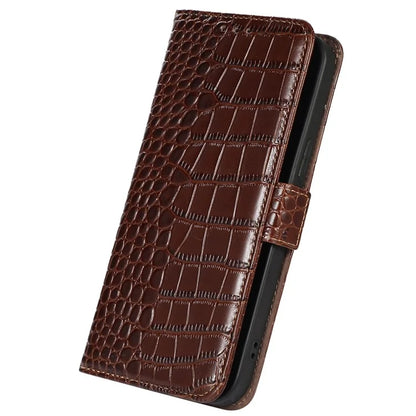 For Xiaomi Redmi Note 13R Pro 5G Phone Case Genuine Cow Leather Cover with Wallet Stand