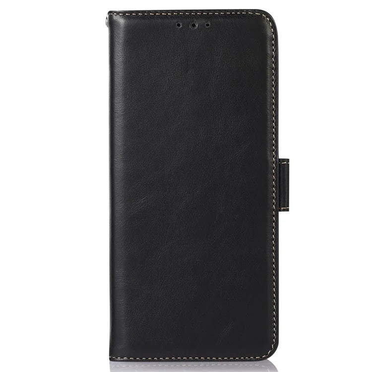For Xiaomi Redmi Note 13R Pro 5G Genuine Cow Leather Case RFID Blocking Wallet Cover