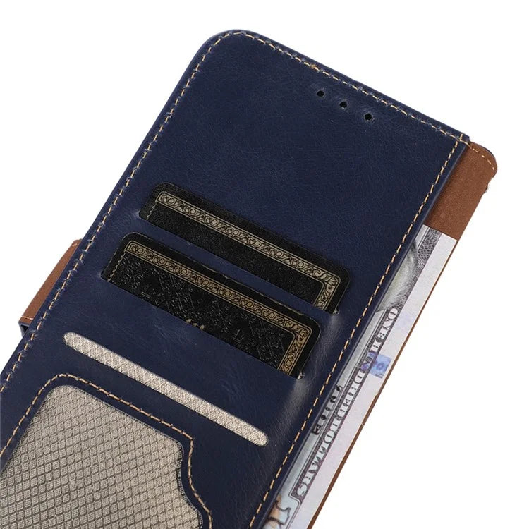 For Xiaomi Redmi Note 13R Pro 5G Genuine Cow Leather Case RFID Blocking Wallet Cover