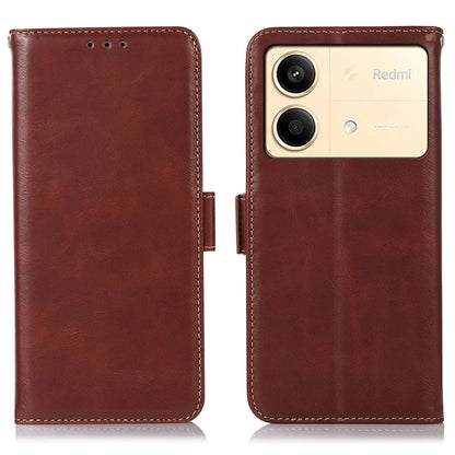 For Xiaomi Redmi Note 13R Pro 5G Genuine Cow Leather Case RFID Blocking Wallet Cover