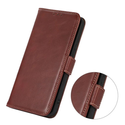 For Xiaomi Redmi Note 13R Pro 5G Genuine Cow Leather Case RFID Blocking Wallet Cover
