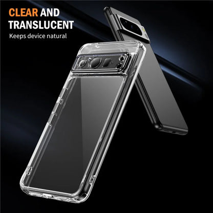 YSM For Google Pixel 8 Pro Acrylic+TPU Case Metal Precise Lens Cutout Phone Shell